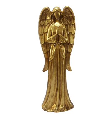Resin Gold Angel Praying