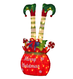 Elf In a Sack wLights 86cm in/out