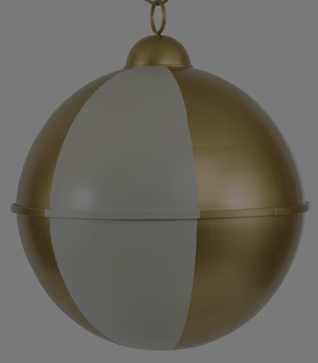 Melody Bell Gold & White 60cm