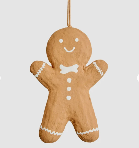 Mache Gingerbread Man Decoration