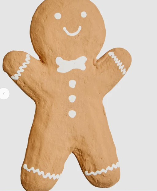 Mache Gingerbread Man Decoration