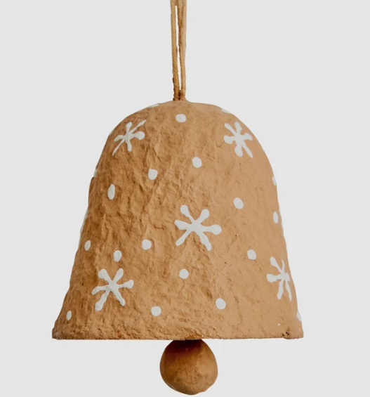 Mache Starry Gingerbread Bell