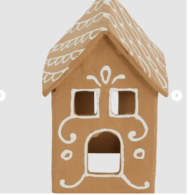 Mache Hanging G/Bread House Deco
