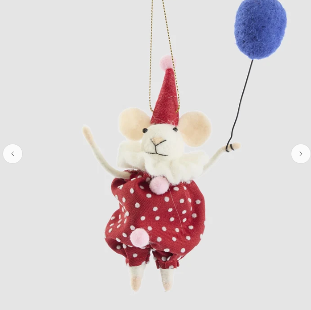 Big Top Squeak Balloon Mouse Deco