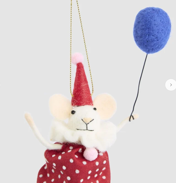 Big Top Squeak Balloon Mouse Deco