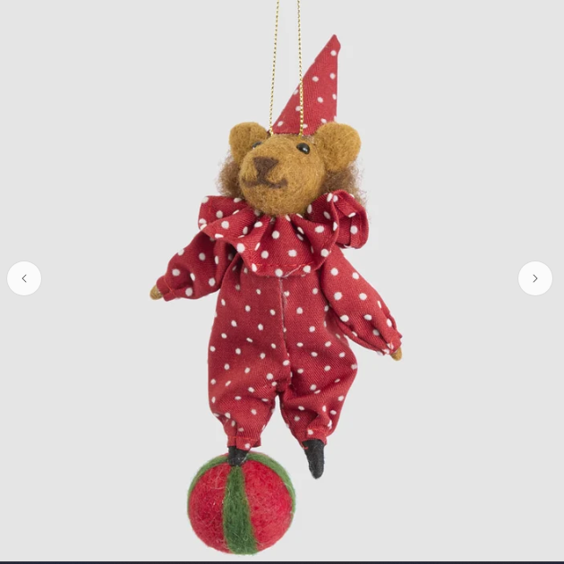 Cyrus Circus Lion on Ball Hanging Deco