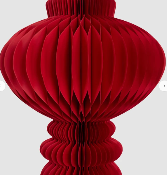 Paper Crest Final Decoration Red