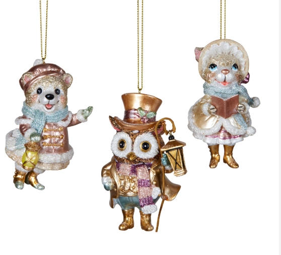 Swish Victorian Animals Deco 10cm