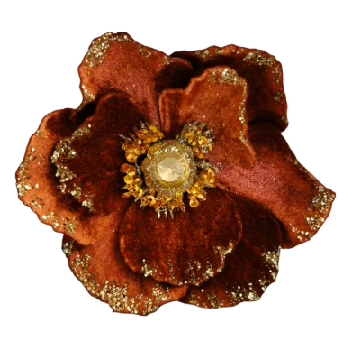 Clip On Magnolia Copper