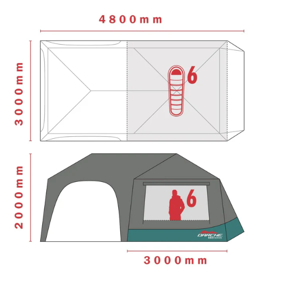 Darche Kozi 6P Instant Tent