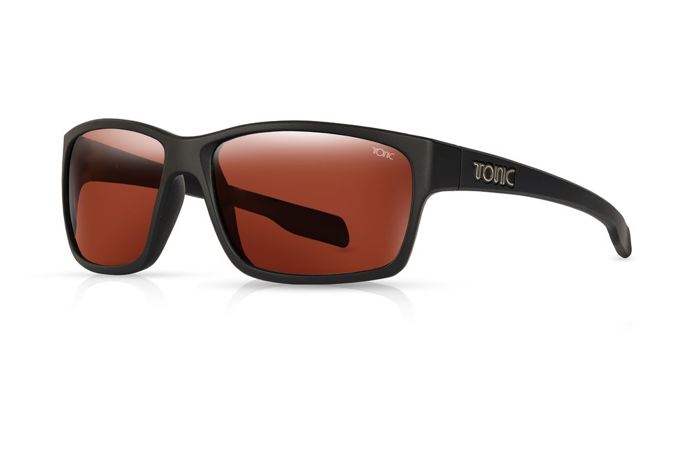 Tonic Titan Sunglasses - Matt Black - Photochromic Copper Lens