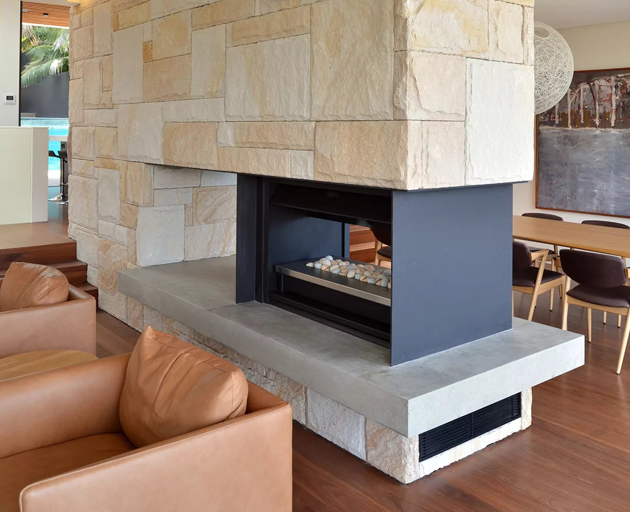 Jetmaster Universal Double Sided Gas Fireplace