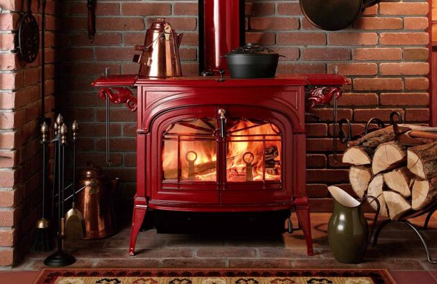 Vermont Castings Defiant Slow Combustion Wood Fireplace