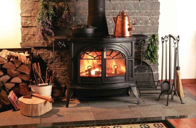 Vermont Castings Defiant Slow Combustion Wood Fireplace