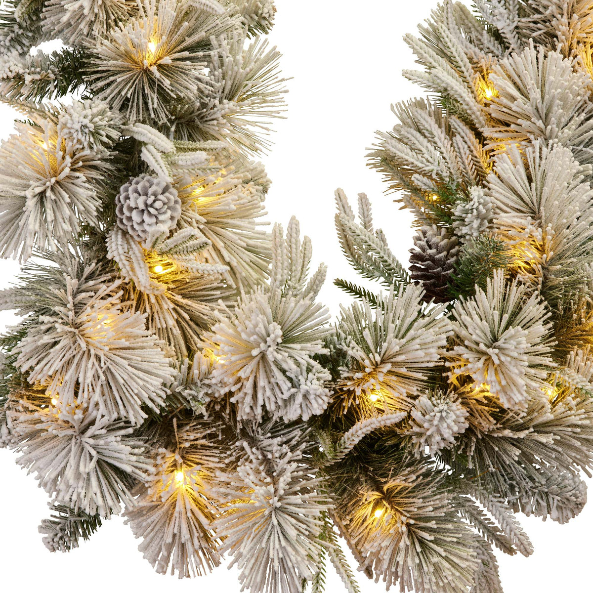 Garland w Lights Alpine Snow 274cm