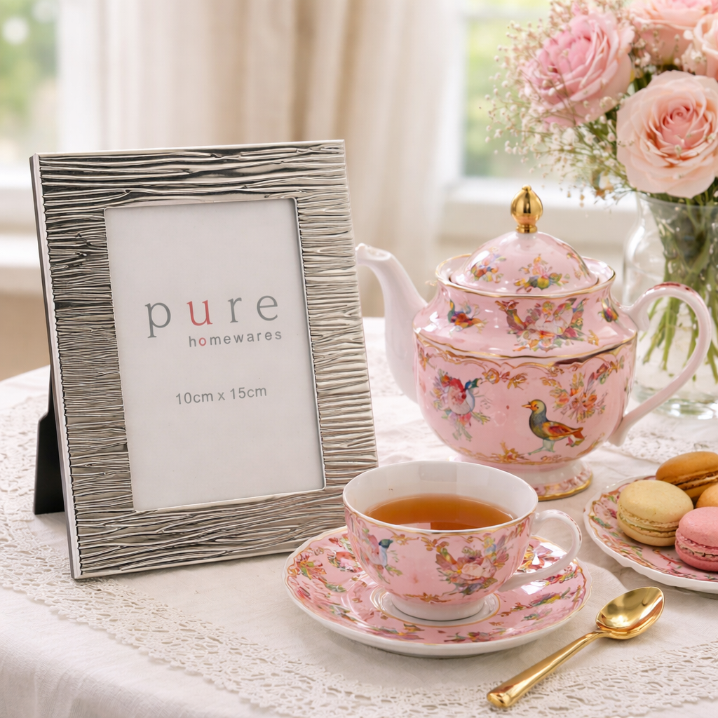 Erica Silver Grained Frame – Small