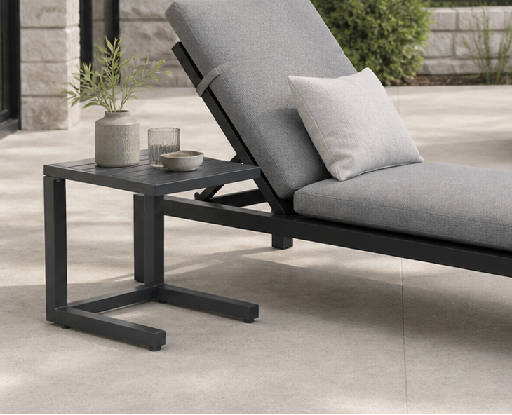 C Side Table - Gunmetal