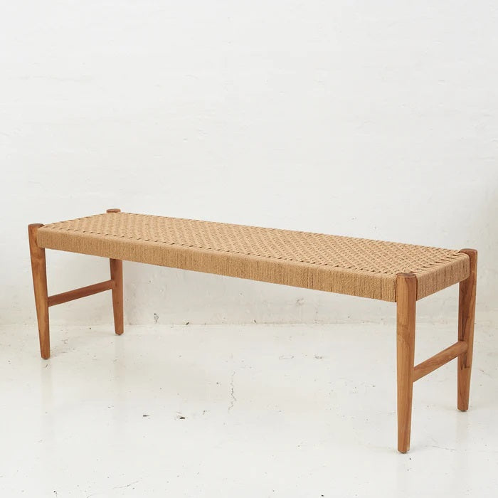 Inartisan Bennu Woven Jute Bench Seat