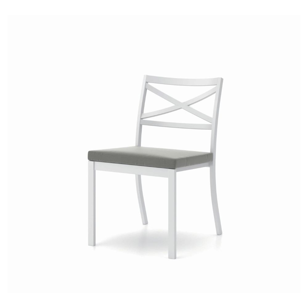 Bridgeport Armless Chair -White