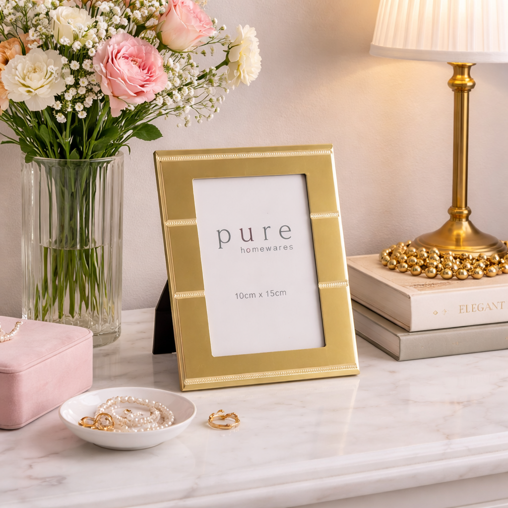 Fowler Champagne Panelled Frame – Small