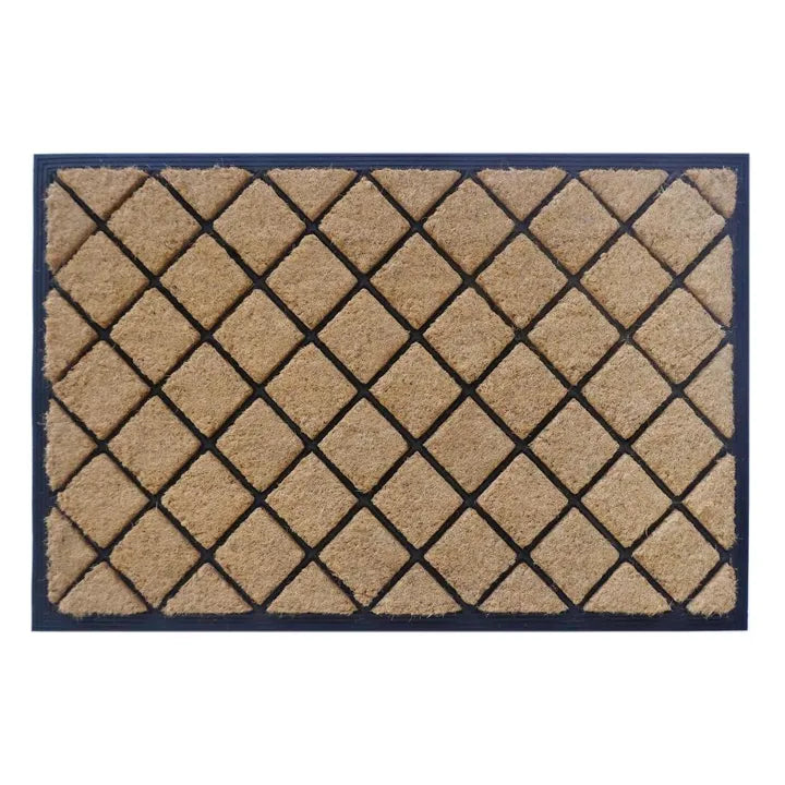 Trellis Coir & Rubber Doormat