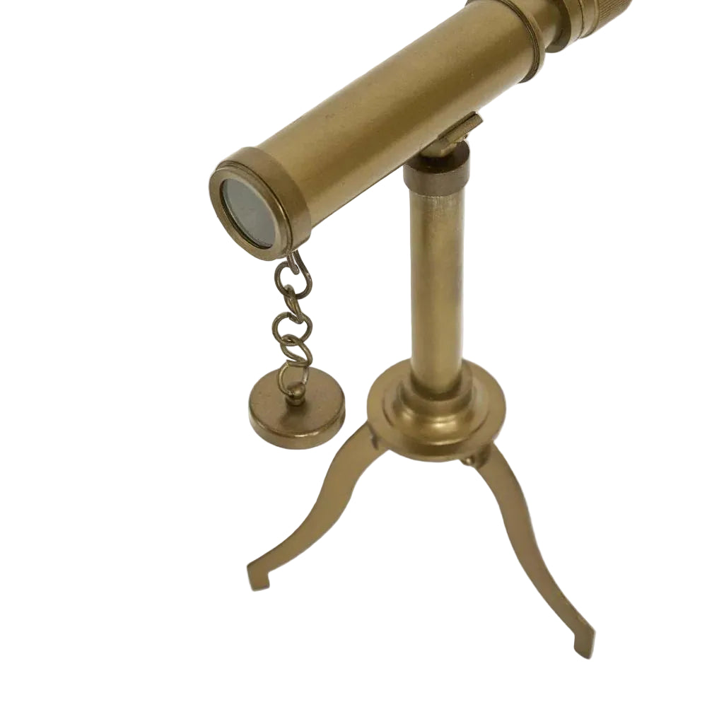Commodore Telescope with Stand - Brass