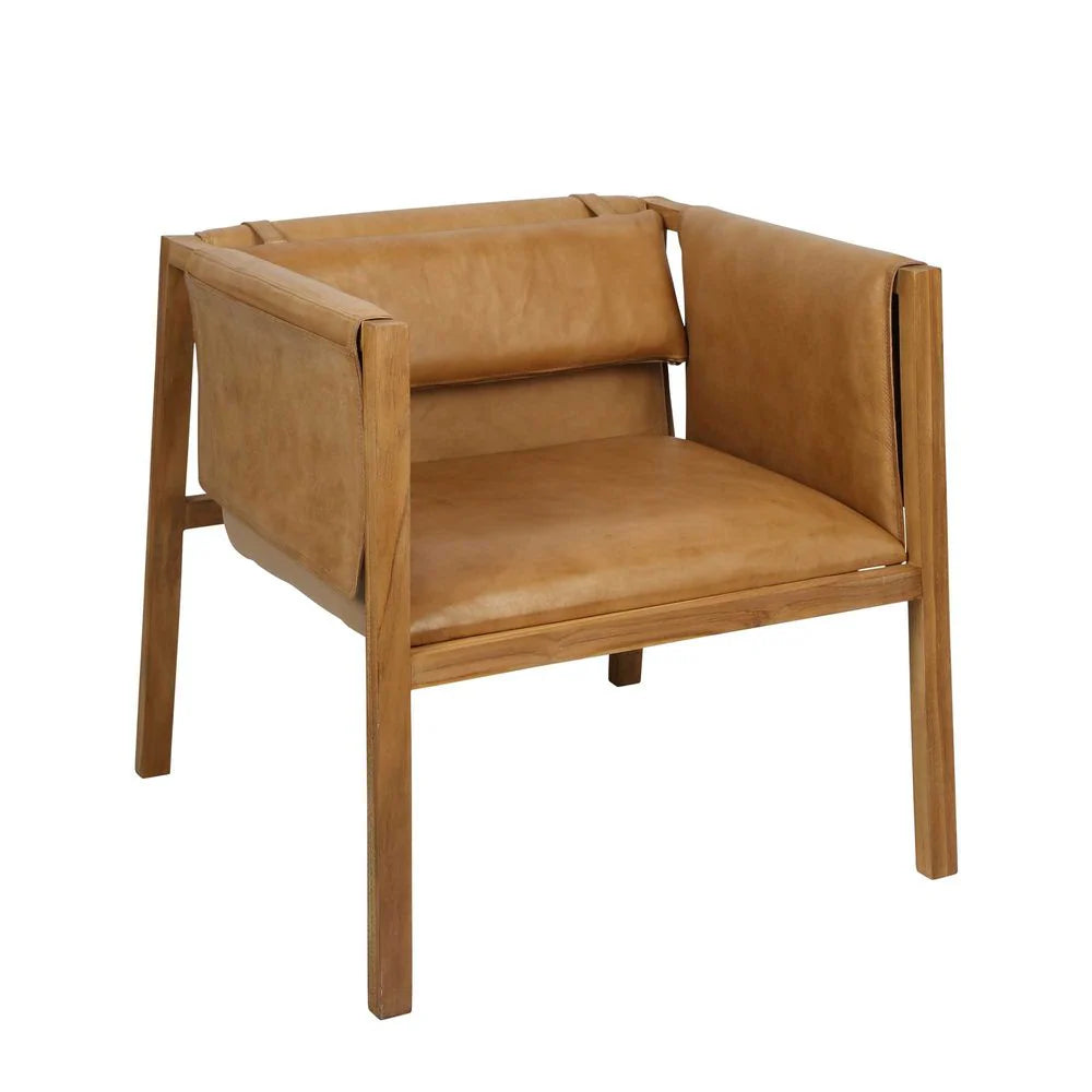 Zayne Chair – Toffee Leather
