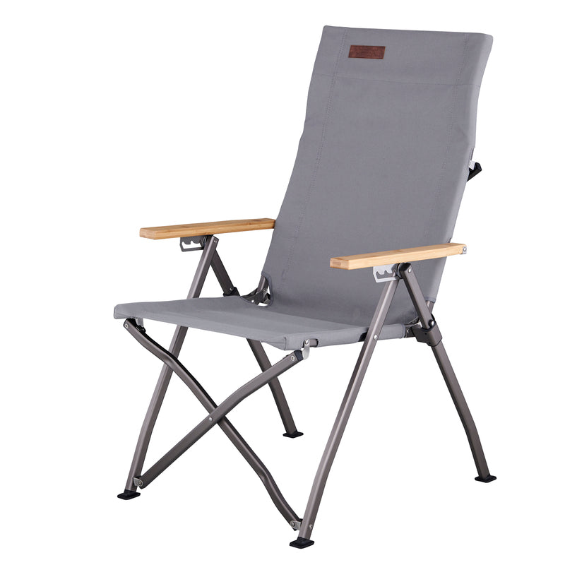 Oztrail Cape Recliner Chair -Grey