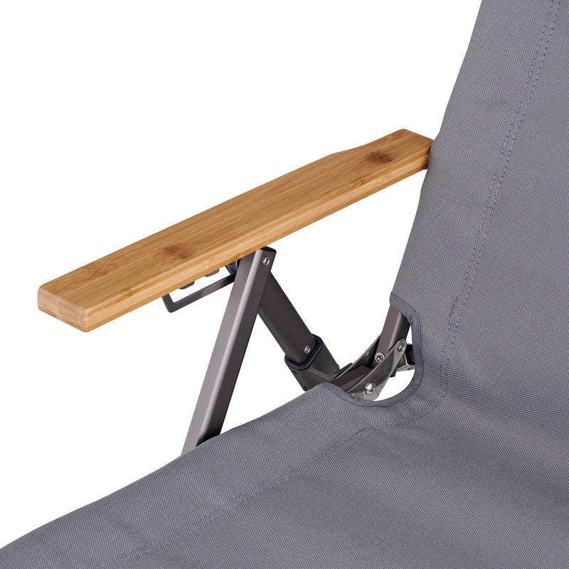 Oztrail Cape Recliner Chair -Grey