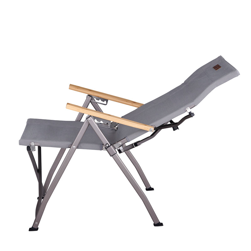 Oztrail Cape Recliner Chair -Grey