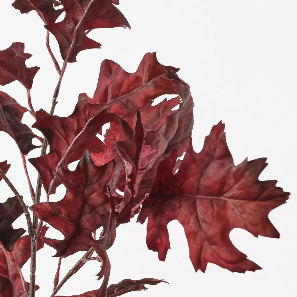 Oak Leaf Spray Burgundy