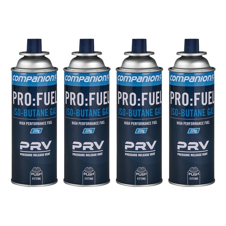 Companion Iso-Butane Cartridges – 4 Pack