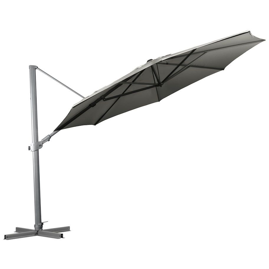 Regis Octagonal Cantilever Charcoal - 3.5m