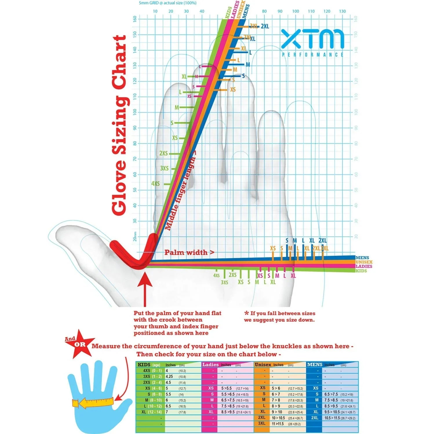 XTM Performance Tots Gloves