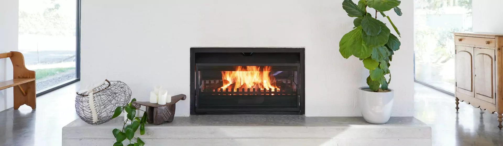 Jetmaster Universal Double Sided Gas Fireplace