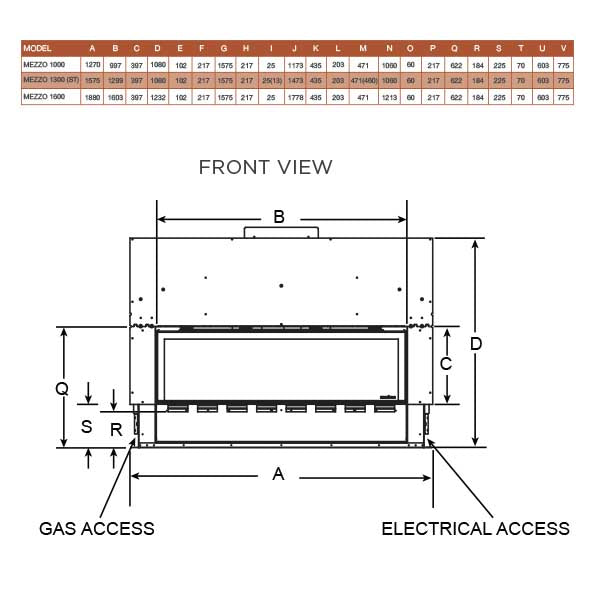 Mezzo 1300 ST Gas Heater