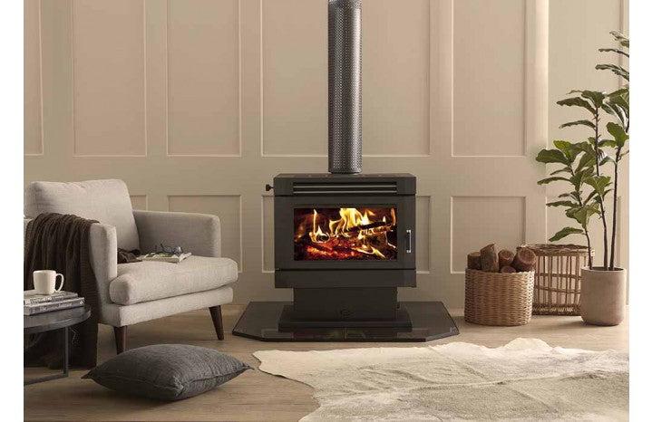 Saxon Mahogany Freestanding Wood Heater